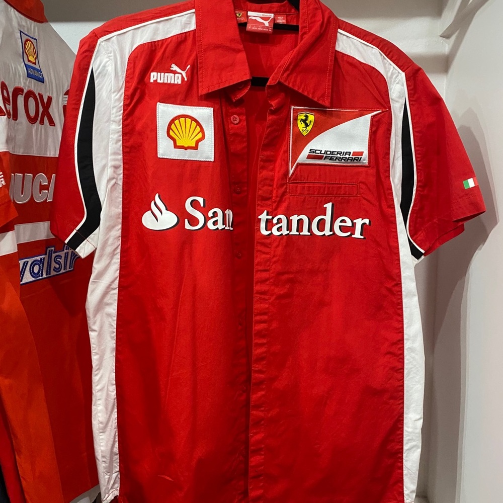 Puma x Ferrari button-up shirt